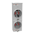 Milbank 4 Terminal Ringless Small Closing Plate 2 Position 100 Ampere Vertical Design