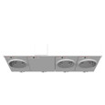 Milbank 4 Terminal Ringless Large Closing Plate 3 Position, 150 Ampere