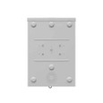 Milbank U4175-RL-BLG 4 Terminal Ringless Small Hub Open with 7/8" Barrel Lock Provision