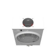 Milbank U4175-RL-BLG 4 Terminal Ringless Small Hub Open with 7/8" Barrel Lock Provision