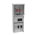 Milbank U5101 4 Terminal Ringless Meter Socket - Small Closing Plate, Surface Mount
