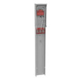 Milbank U5200-XL Unmetered Enclosure - Small Closing Plate, Single Pedestal Direct Bury Configuration
