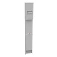 Milbank U5200-XL Unmetered Enclosure - Small Closing Plate, Single Pedestal Direct Bury Configuration