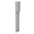 Milbank U5200-XL Unmetered Enclosure - Small Closing Plate, Single Pedestal Direct Bury Configuration
