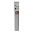Milbank U5200-XL Unmetered Enclosure - Small Closing Plate, Single Pedestal Direct Bury Configuration