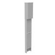 Milbank U5200-XL Unmetered Enclosure - Small Closing Plate, Single Pedestal Direct Bury Configuration