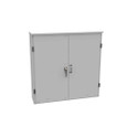 Milbank 12x48x48 G90 Galvanized Steel Lift Off Hinge Cover, Type 3R, Double Door, Current Transformer Enclosure, ANSI 61 Gray