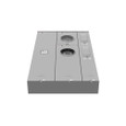 Milbank 5 Terminal Ringless Meter Socket 2 Large Closing Plates Lever Bypass 2 Position 5th Terminal 9 o'clock Position