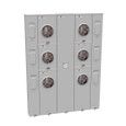 Milbank 5 Terminal Ringless Meter Socket 2 Large Closing Plates Lever Bypass 2 Position 5th Terminal 9 o'clock Position