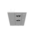 Milbank 5 Terminal Ringless Meter Socket 2 Large Closing Plates Lever Bypass 2 Position 5th Terminal 9 o'clock Position
