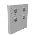 Milbank 5 Terminal Ringless Meter Socket 2 Large Closing Plates Lever Bypass 2 Position 5th Terminal 9 o'clock Position
