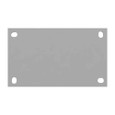 Milbank Back Panel Non UL Listed Hinge Cover White Steel
