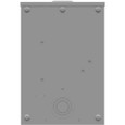 Milbank G90 Galvanized Steel 5 Terminal Ringless Meter Socket, Type 3R, 200A, Lever Bypass, Quadplex Ground, Long Island Lighting
