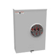 Milbank U4910-O-BL G90 Galvanized Steel 7 Terminal Ringless Meter Socket, 200A, 3 Phase, Plain Top Lever Bypass, 9/16 Barrel Lock Provision