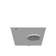 Milbank U4910-O-BL G90 Galvanized Steel 7 Terminal Ringless Meter Socket, 200A, 3 Phase, Plain Top Lever Bypass, 9/16 Barrel Lock Provision