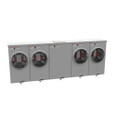 Milbank 4 Terminal Ringless Meter Socket Large Closing Plate 4 Position, 150 Ampere