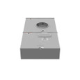 Milbank U5750 7 Terminal Ringless Meter Socket - 200A 3-Phase Lever Bypass with Main Breaker