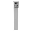 Milbank U5950-O 100-Ampere Unmetered Plain Top Single Pedestal Direct Bury