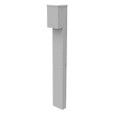 Milbank U5950-O 100-Ampere Unmetered Plain Top Single Pedestal Direct Bury