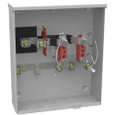 Milbank 4 Terminal Ringless Meter Socket Plain Top Switch Underground, 1 Position 200 Ampere