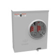 Milbank 4 Terminal Ringless Meter Socket Plain Top Switch Underground, 1 Position 200 Ampere