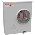 Milbank 4 Terminal Ringless Meter Socket Plain Top Switch Underground, 1 Position 200 Ampere