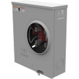 Milbank 4 Terminal Ringless Meter Socket Plain Top Switch Underground, 1 Position 200 Ampere