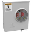 Milbank 4 Terminal Ringless Meter Socket Plain Top Switch Underground, 1 Position 200 Ampere
