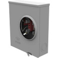 Milbank 4 Terminal Ringless Meter Socket Plain Top Switch Underground, 1 Position 200 Ampere