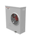 Milbank 4 Terminal Ringless Meter Socket Plain Top Switch Underground, 1 Position 200 Ampere