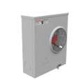 Milbank 4 Terminal Ringless Meter Socket Plain Top Switch Underground, 1 Position 200 Ampere
