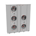 Milbank U2855-X 4-5 Terminal Ringless Meter Socket Large Closing Plate 5 Position 5-125 Ampere Main Breaker Provision