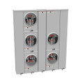 Milbank U2855-X 4-5 Terminal Ringless Meter Socket Large Closing Plate 5 Position 5-125 Ampere Main Breaker Provision