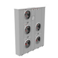 Milbank U2855-X 4-5 Terminal Ringless Meter Socket Large Closing Plate 5 Position 5-125 Ampere Main Breaker Provision