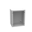 Milbank LC1 Hinge Cover Type 1 UL Listed Steel No Knockouts ANSI 61 Gray Continuous Hinge Slotted Quarter Turn Latch