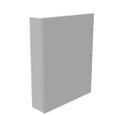 Milbank LC1 Hinge Cover Type 1 UL Listed Steel No Knockouts ANSI 61 Gray Continuous Hinge Slotted Quarter Turn Latch