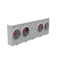 Milbank 5 Terminal Ringless Small Closing Plate Horn Bypass with 7/8" Barrel Lock Provision