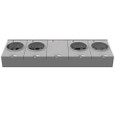 Milbank 5 Terminal Ringless Small Closing Plate Horn Bypass with 7/8" Barrel Lock Provision