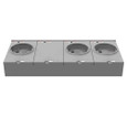 Milbank 5 Terminal Ringless Small Closing Plate Horn Bypass with 7/8" Barrel Lock Provision