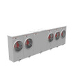 Milbank U1235-X-HSP 4 Terminal Ringless Large Closing Plate 5 Position Stainless Steel Hasp 150 Ampere