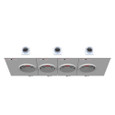 Milbank 4 Terminal Ringless Meter Socket 2 In Hub 2-4 Position Wide Shell
