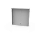 Milbank TC3R Hinge Cover Telephone Cabinet Enclosure Type 3R UL Listed Steel ANSI 61 Gray Back Panel
