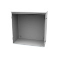 Milbank TC3R Hinge Cover Telephone Cabinet Enclosure Type 3R UL Listed Steel ANSI 61 Gray Back Panel