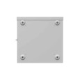 Milbank TC3R Hinge Cover Telephone Cabinet Enclosure Type 3R UL Listed Steel ANSI 61 Gray Back Panel
