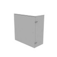 Milbank TC3R Hinge Cover Telephone Cabinet Enclosure Type 3R UL Listed Steel ANSI 61 Gray Back Panel