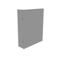 Milbank TC3R Hinge Cover Telephone Cabinet Enclosure Type 3R UL Listed Steel ANSI 61 Gray Back Panel