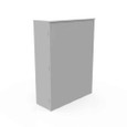 Milbank TC3R Hinge Cover Telephone Cabinet Enclosure Type 3R UL Listed Steel ANSI 61 Gray Back Panel