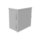 Milbank TC3R Hinge Cover Telephone Cabinet Enclosure Type 3R UL Listed Steel ANSI 61 Gray Back Panel