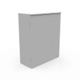 Milbank TC3R Hinge Cover Telephone Cabinet Enclosure Type 3R UL Listed Steel ANSI 61 Gray Back Panel