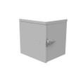 Milbank TC3R Hinge Cover Telephone Cabinet Enclosure Type 3R UL Listed Steel ANSI 61 Gray Back Panel
